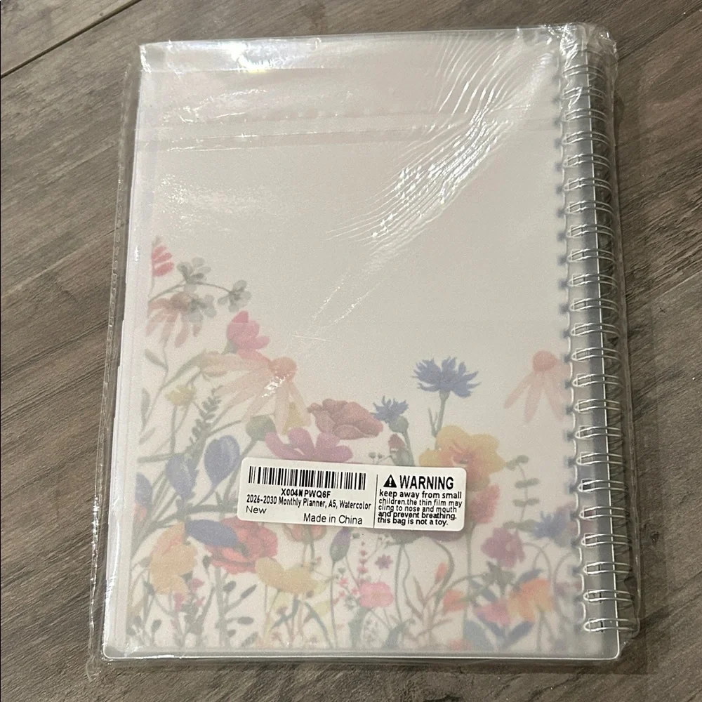 Floral Monthly Planner
